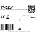 Steinhauer Luminaria de pedestal RINGLUX IP20, regulable