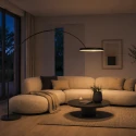 Steinhauer Luminaria de pedestal RINGLUX IP20, regulable