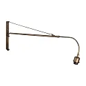 Steinhauer Luminaria de pared ELEGANT CLASSY E27 IP20, regulable