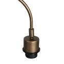 Steinhauer Luminaria de pared ELEGANT CLASSY de 1 llama E27 IP20, color bronce regulable