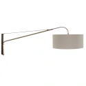 Steinhauer Luminaria de pared ELEGANT CLASSY de 1 llama E27 IP20, color bronce regulable