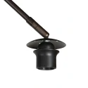 Steinhauer Luminaria de pedestal SPARKLED LIGHT E27 IP20, regulable