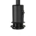 Steinhauer Luminaria de pedestal STANG E27 IP20, regulable