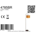 Steinhauer floor lamp STANG E27 IP20, dimmable