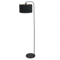 floor lamp STANG 1 flame E27 IP20, black dimmable
