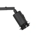 Steinhauer Luminaria de pedestal STANG E27 IP20, regulable