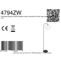 Steinhauer Luminaria de pedestal STANG E27 IP20, regulable