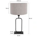 Steinhauer floor lamp STANG E27 IP20, dimmable