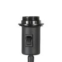 Steinhauer Luminaria de pedestal STANG E27 IP20, regulable