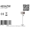 Steinhauer Luminaria de pedestal STANG E27 + GU10 IP20, regulable