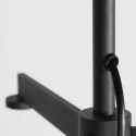Steinhauer Luminaria de pedestal STANG E27 + GU10 IP20, regulable