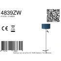 Steinhauer Luminaria de pedestal STANG E27 + GU10 IP20, regulable