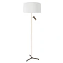 Steinhauer Luminaria de pedestal STANG E27 + GU10 IP20, regulable