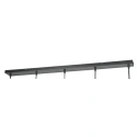 Steinhauer pendant luminaire BOLLIQUE 5 flames E27 + GU10 IP20, black dimmable