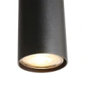 Steinhauer pendant luminaire BOLLIQUE 5 flames E27 + GU10 IP20, black dimmable