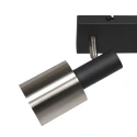 anne light & home Luminaria de techo FJORGARD de 2 llamas E27 IP20, negro regulable
