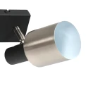 anne light & home Luminaria de techo FJORGARD de 2 llamas E27 IP20, negro regulable