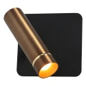 Mexlite Luminaria de pared LUMO de 1 llama IP20, color bronce regulable