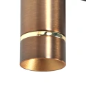 Mexlite Luminaria de pared LUMO de 1 llama IP20, color bronce regulable