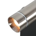 Mexlite Luminaria de pared LUMO de 1 llama IP20, acero regulable