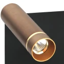 Mexlite Luminaria de pared LUMO de 2 llamas IP20, color bronce regulable