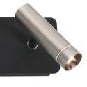 Mexlite Luminaria de pared LUMO de 2 llamas IP20, acero regulable