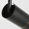 Mexlite ceiling luminaire DOWNLUME 2 flames GU10 IP20, black dimmable
