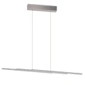 Luminaria colgante BANDE de 4 llamas IP20, acero regulable