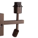 Steinhauer Luminaria de pared STANG E27 IP20, regulable