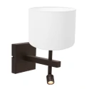 Steinhauer Luminaria de pared STANG E14 IP20, regulable