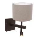 Steinhauer Luminaria de pared STANG E27 IP20, regulable