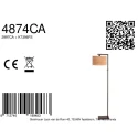 Steinhauer Luminaria de pedestal STANG E27 IP20, regulable