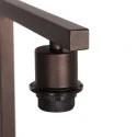 Steinhauer Luminaria de pedestal STANG E27 IP20, regulable