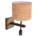 Steinhauer Luminaria de pared STANG E27 IP20, regulable