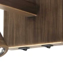 Steinhauer Luminaria de pared STANG E27 IP20, regulable