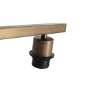 Steinhauer Luminaria de pedestal STANG E27 IP20, regulable