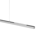 Steinhauer Luminaria de techo BANDE de 3 llamas IP20, acero regulable