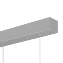 Steinhauer Luminaria de techo BANDE de 3 llamas IP20, acero regulable