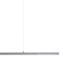 Steinhauer Luminaria de techo BANDE de 3 llamas IP20, acero regulable