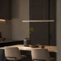 Steinhauer Luminaria de techo BANDE de 3 llamas IP20, acero regulable