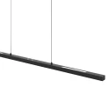 Steinhauer Luminaria de techo BANDE de 3 llamas IP20, negro regulable