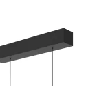 Steinhauer Luminaria de techo BANDE de 3 llamas IP20, negro regulable