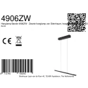 Steinhauer Luminaria de techo BANDE de 3 llamas IP20, negro regulable