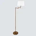 Mexlite Luminaria de pedestal BELLA de 1 llama E27 IP20, color bronce, blanco regulable