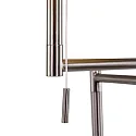 Mexlite Luminaria de pedestal BELLA con pantalla, con brazo articulado, con cadena de interruptor de tiro, cónico E27 IP20