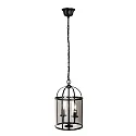 Luminaria colgante PIMPERNEL de 2 llamas E14 IP20, negro regulable