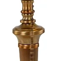 Steinhauer Table lamp ANCILLA, 1 flame, glass green, bronze