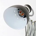 Luminaria de pared SPRING lang, con interruptor, con enchufe, ajustable E27 IP20, negro mate regulable