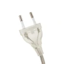 Steinhauer Luminaria de apriete SPRING con interruptor, con enchufe, ajustable E27 IP20, acero cepillado 