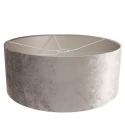 Steinhauer Luminaria de pedestal SPARKLED LIGHT cilíndrico, con interruptor, con pantalla, con enchufe, ajustable E27 IP20, blanco mate 